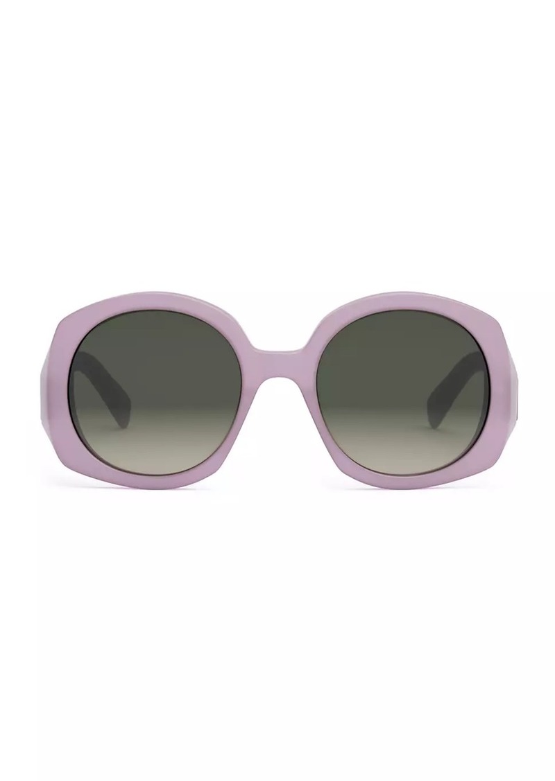Celine Bold 3 Dots 53MM Round Sunglasses