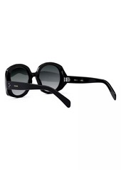 Celine Bold 3 Dots 53MM Round Sunglasses