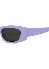 Celine Bold 3 Dots 55MM Geometric Sunglasses