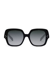 Celine Bold 3 Dots 55MM Square Sunglasses