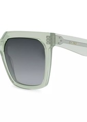 Celine Bold 3 Dots 55MM Square Sunglasses