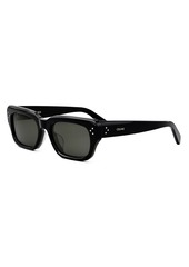 Celine Bold 54MM Rectangular Sunglasses