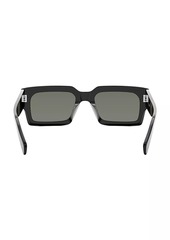 Celine Bold Three Dots 54MM Rectangular Sunglasses