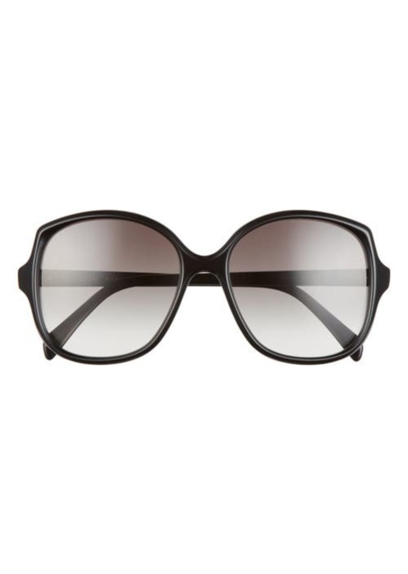 celine 57mm rectangular sunglasses