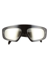 CELINE 58mm Mirrored Rectangular Sunglasses