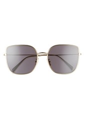 CELINE 59mm Butterfly Sunglasses