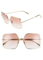 CELINE 60mm Gradient Square Sunglasses
