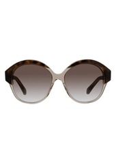 CELINE 61mm Gradient Round Sunglasses