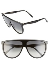 CELINE 62mm Oversize Flat Top Sunglasses