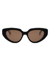 CELINE Bold 3 Dots 53mm Cat Eye Sunglasses
