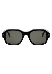 CELINE Bold 3 Dots 53mm Geometric Sunglasses