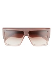 CELINE Bold 3 Dots 60mm Gradient Flat Top Sunglasses