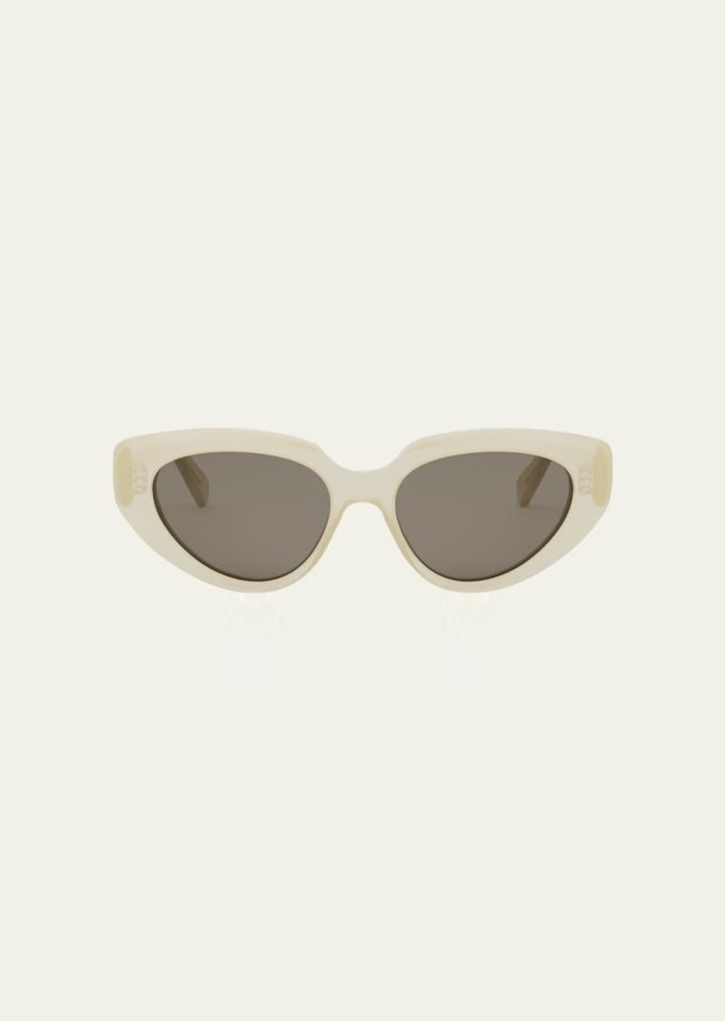 Celine Bold 3 Dots Acetate Cat-Eye Sunglasses