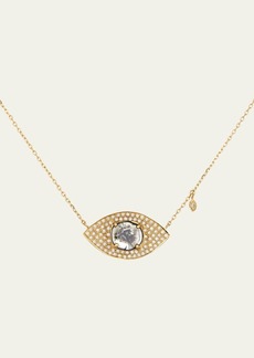 Celine Daoust 14k Yellow Gold Diamond Slice Pendant Necklace