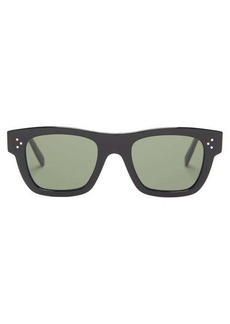 Celine Eyewear - Square Acetate Sunglasses - Womens - Black