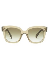 Celine Eyewear Oversized square acetate and metal sunglasses