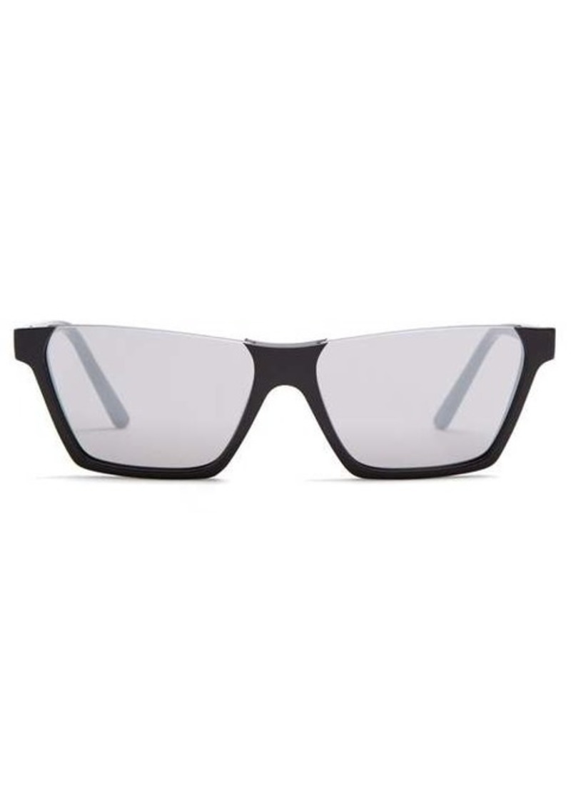 celine rectangular acetate sunglasses