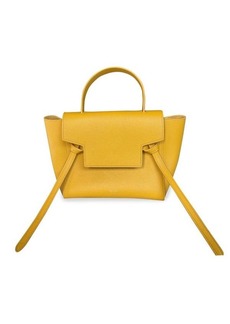 Celine Mini Belt Bag In Yellow Calfskin Leather