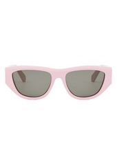 CELINE Monochroms 55mm Cat Eye Sunglasses