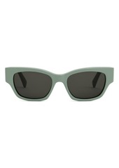 CELINE Monochroms 54mm Cat Eye Sunglasses