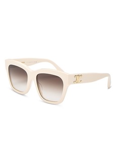 Celine Square Sunglasses, 55mm