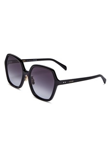 Celine Square Sunglasses, 58mm