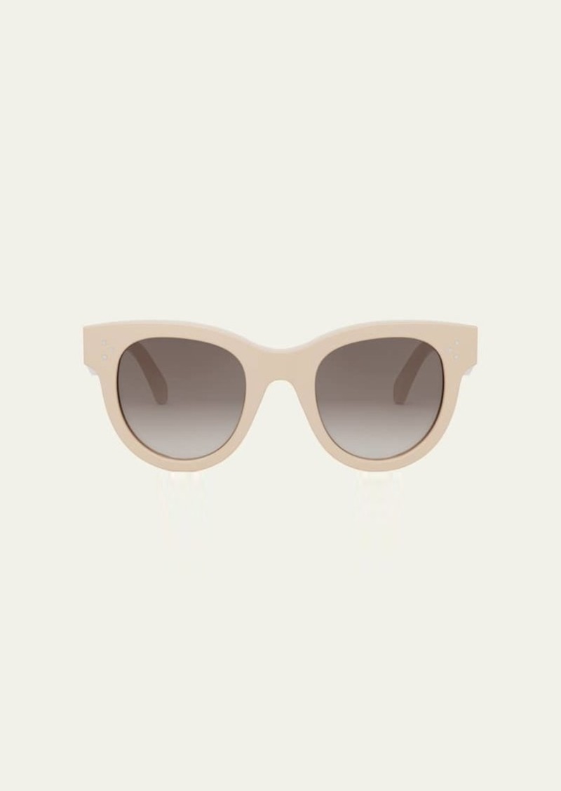 Celine Tortoiseshell Acetate Cat-Eye Sunglasses