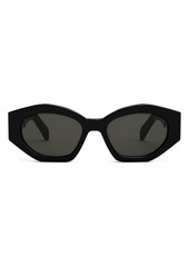 CELINE Triomphe 54mm Cat Eye Sunglasses