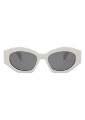 CELINE Triomphe 55mm Oval Sunglasses