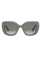 CELINE Triomphe 55mm Rectangular Sunglasses