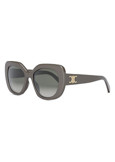 Celine Triomphe Butterfly Sunglasses, 55mm