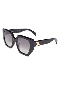 Celine Triomphe Butterfly Sunglasses, 55mm