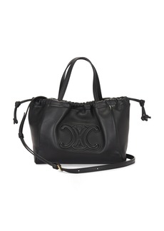 Celine Triomphe Drawstring Cabas Handbag