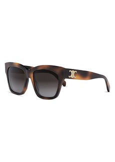 Celine Triomphe Geometric Sunglasses, 55mm