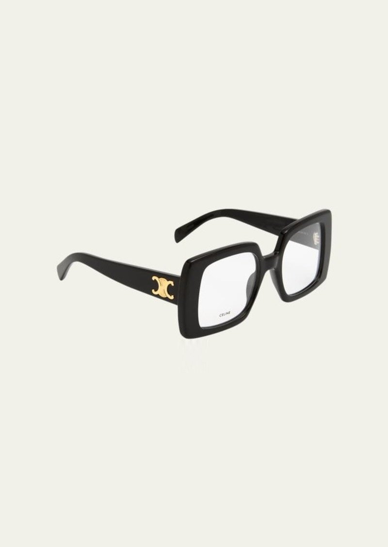 Celine Triomphe Square Acetate Optical Glasses