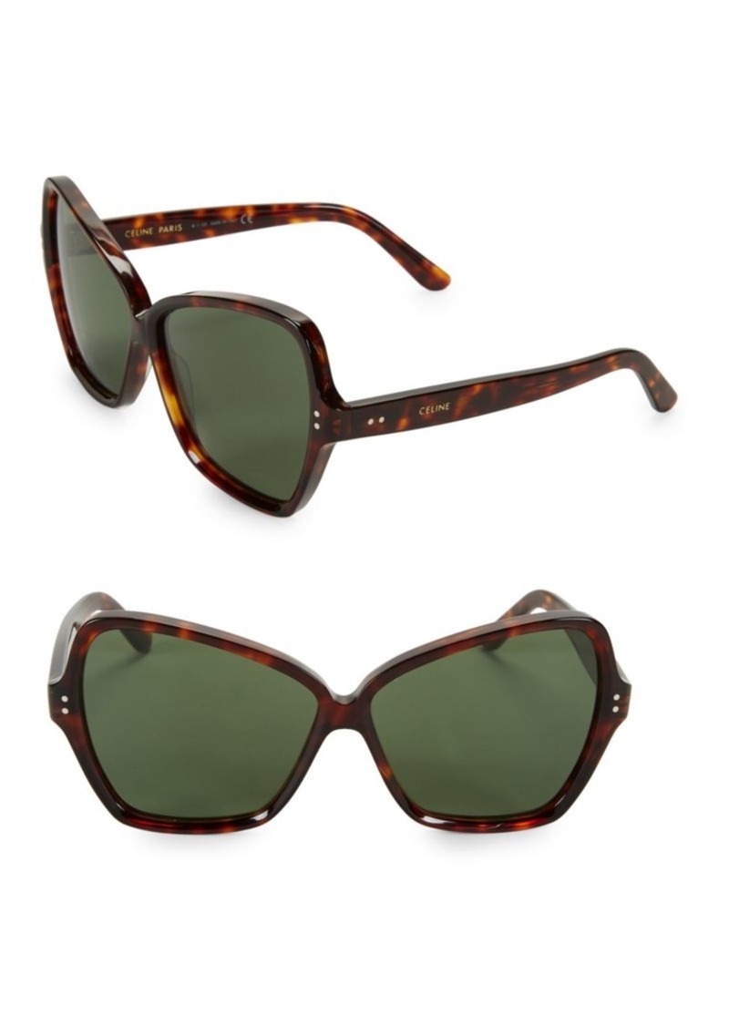 celine 50mm gradient butterfly sunglasses