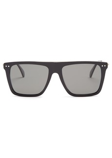 Celine Céline Eyewear Squared aviator-frame acetate sunglasses