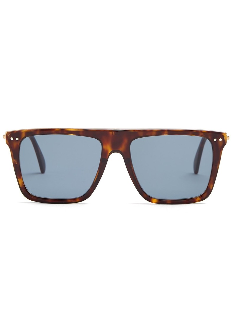 Céline Eyewear Squared aviator-frame acetate sunglasses