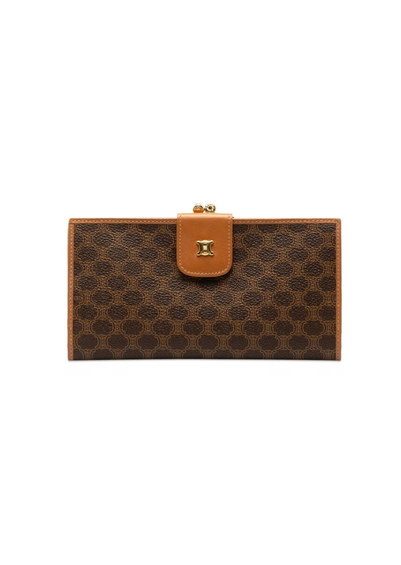 Celine Céline Macadam Canvas Wallet (Pre-Owned)