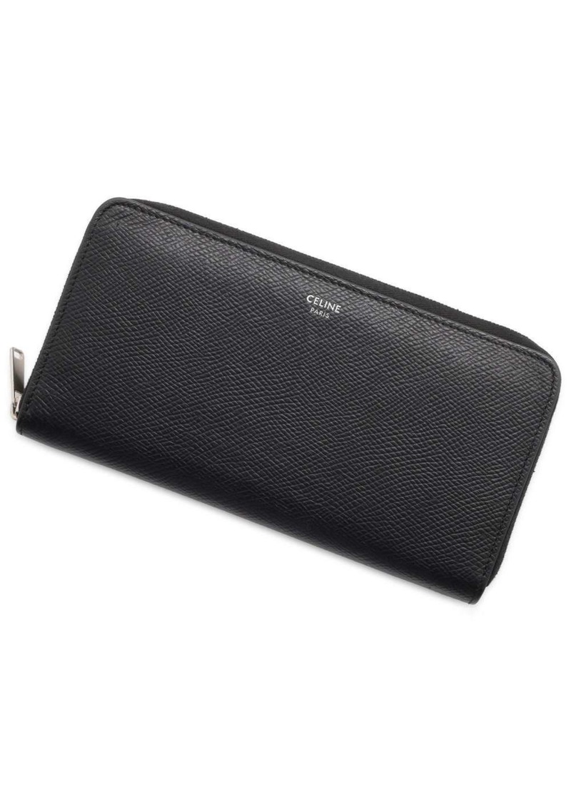 Celine Céline Zip Around Leather Wallet (Pre-Owned)