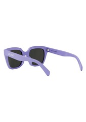 Celine Monochrom 56MM Square Sunglasses