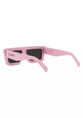 Celine Monochrome 57MM Rectangle Sunglasses