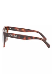 Celine Monochroms 56MM Geometric Sunglasses