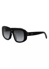 Celine Three Dots 55MM Geometric Sunglasses