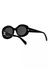 Celine Triomphe 54MM Round Sunglasses