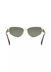 Celine Triomphe 55MM Cat-Eye Sunglasses