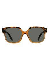 Women's Celine 59mm Cat Eye Sunglasses - Bronze/ Smoke