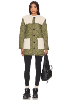 Central Park West Asher Sherpa Quilted Puffer
