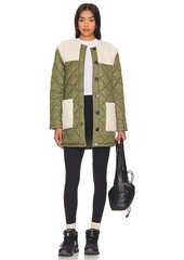 Central Park West Asher Sherpa Quilted Puffer