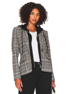 Central Park West Bradley Plaid Dickie Blazer